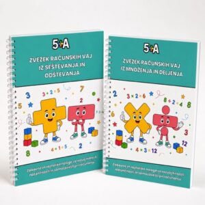 Komplet delovnih zvezekov Seštevanje, odštevanje & Množenje, deljenje
